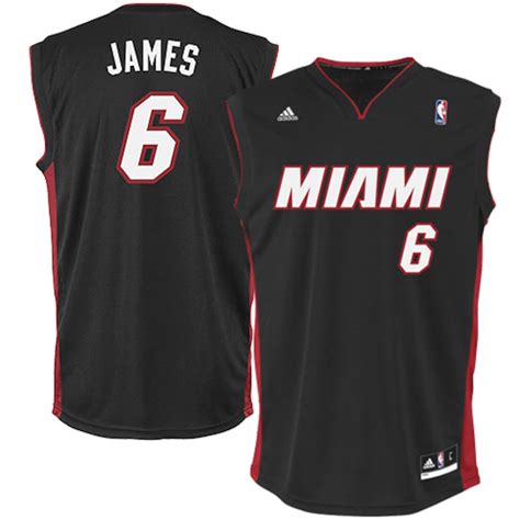 lebron james fashion replica black adidas jersey|miami heat lebron james jersey.